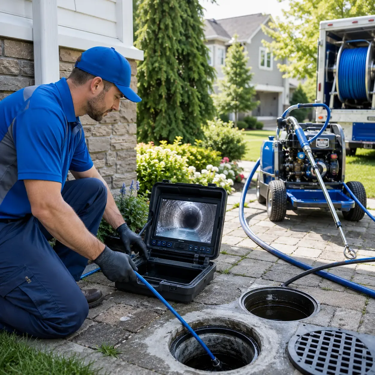 Outdoor drain cleaning professionals serving Brownfield, TX